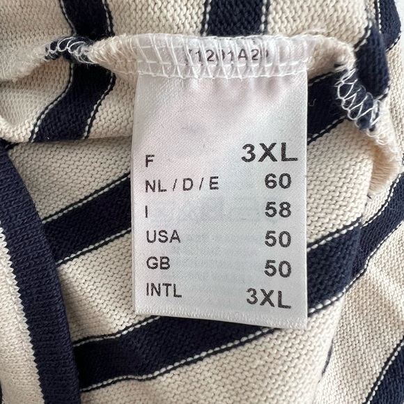 NWT SAINT JAMES meridien moderne navy sweater - Picture 6 of 9